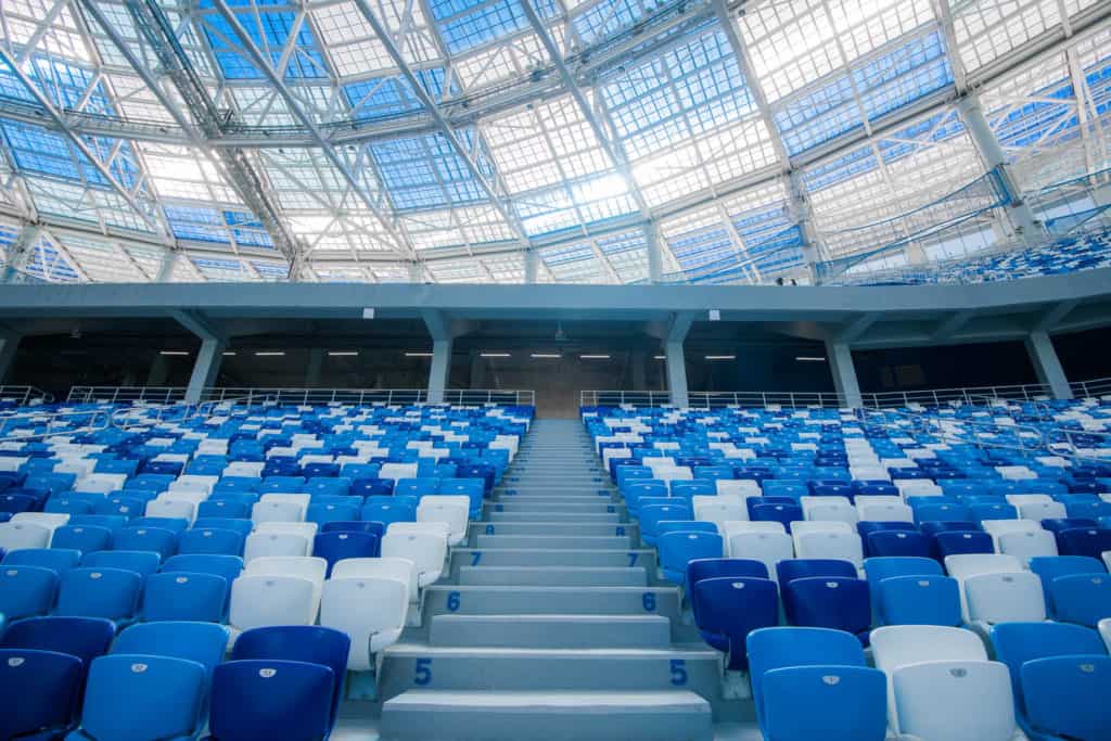 Stadionsitze bedruckt